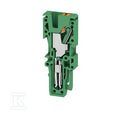 Wtyczka (terminal), PUSH IN, 2.5 mm2, 24 A, 800 V, liczba przyłączeń: 1, Liczba biegunów: 1, Szerokość: 5.1 mm, APG 2.5 L GN