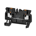 Blok zacisku przelotowego, PUSH IN, czarny, 2.5 mm2, 24 A, 800 V, liczba przyłączeń: 2, A2C 2.5 BK