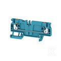 Blok zacisku przelotowego, PUSH IN, niebieski, 2.5 mm2, 24 A, 800 V, liczba przyłączeń: 2, A2C 2.5 /DT/FS BL