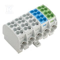 Blok zacisków zasilania WPD 501 2X25/2X16 3XGY/1XBL/1XGN, WPD 501 2X25/2X16 3XGY/1XBL/1XGN