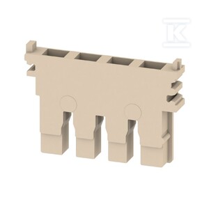 Element mocujący (terminal), Ciemnobeżowy, Wysokość: 31.5 mm, Szerokość: 5.15 mm, Wemid, 120 °C, STGH O.ZA ZRV2.5