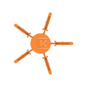 Element kodujący (terminal), Wemid, pomarańczowy, Szerokość: 3.3 mm, APGCE