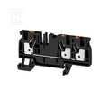 Blok zacisku przelotowego, PUSH IN, czarny, 4 mm2, 32 A, 800 V, liczba przyłączeń: 3, A3C 4 BK