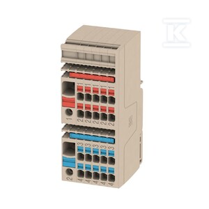 Jedno- oraz wielobiegunowe listwy zaciskowe, PUSH IN, Ciemnobeżowy, 10 mm2, 57 A, 500 V, liczba przyłączeń: 2, liczba poziomów: 1, SET AAP14 10/2.5/10C
