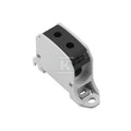 Zacisk rozdziału potencjału, złącze śrubowe, czarny, 50 mm2, 150 A, 1000 V, liczba przyłączeń: 2, liczba poziomów: 1, WPD 130 1X50/1X50 BK