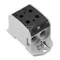 Zacisk rozdziału potencjału, złącze śrubowe, czarny, 95 mm2, 232 A, 1000 V, liczba przyłączeń: 4, liczba poziomów: 1, WPD 231 2X95/2X95 BK