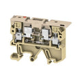 Zacisk bezpiecznika, złącze śrubowe, beżowy / żółty, 4 mm2, 6.3 A, 24 V, liczba przyłączeń: 2, liczba poziomów: 1, TS 35, TS 32, ASK 1/EN LD 4K7 24VDC