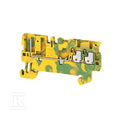 Złączka wtykowa, PUSH IN, zielony / żółty, 1.5 mm2, 0 A, 500 V, liczba przyłączeń: 3, liczba poziomów: 1, TS 35, APGTB 1.5 PE 3C/1