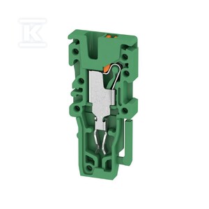 Wtyczka (terminal), PUSH IN, 1.5 mm2, 17.5 A, 500 V, liczba przyłączeń: 1, Liczba biegunów: 1, Szerokość: 3.5 mm, APG 1.5 R GN