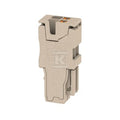 Wtyczka (terminal), PUSH IN, 1.5 mm2, 17.5 A, 500 V, liczba przyłączeń: 2, Liczba biegunów: 2, Szerokość: 7 mm, APG 1.5/2