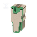 Wtyczka (terminal), PUSH IN, 1.5 mm2, 17.5 A, 500 V, liczba przyłączeń: 4, Liczba biegunów: 4, Szerokość: 14 mm, APG 1.5/4-3BG-GN