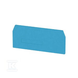 Płyta separacyjna (terminal), niebieski, Wysokość: 99 mm, Szerokość: 3 mm, V-0, Wemid, ZAP/TW 10/16 BL