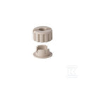 Element mocujący (terminal), Ciemnobeżowy, Wysokość: 14.5 mm, Szerokość: 14.5 mm, Wemid, 120 °C, BFEL + BEMU WEW WTL 35