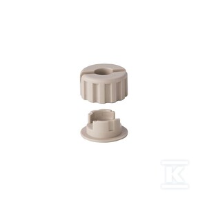 Element mocujący (terminal), Ciemnobeżowy, Wysokość: 14.5 mm, Szerokość: 14.5 mm, Wemid, 120 °C, BFEL + BEMU WEW WTL 35