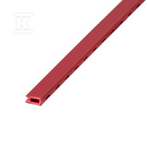 Izolacja profilowa (terminal), PVC, czerwony, ISPF QB58 RT