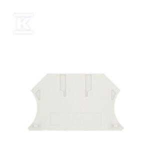 Płytka końcowa do złączek, szary, Wysokość: 56 mm, Szerokość: 1.5 mm, V-0, Wemid, zatrzaskowe: Nie, WAP 2.5-10 GR