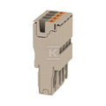 Wtyczka (terminal), PUSH IN, 4 mm2, 32 A, 800 V, liczba przyłączeń: 4, Liczba biegunów: 4, Szerokość: 24.4 mm, APG 4/4