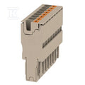 Wtyczka (terminal), PUSH IN, 4 mm2, 32 A, 800 V, liczba przyłączeń: 8, Liczba biegunów: 8, Szerokość: 48.8 mm, APG 4/8