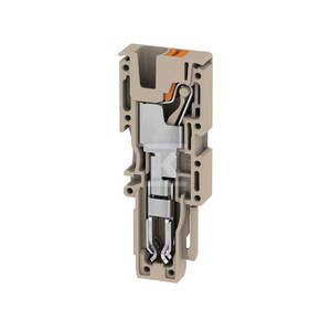 Wtyczka (terminal), PUSH IN, 4 mm2, 32 A, 800 V, liczba przyłączeń: 1, Liczba biegunów: 1, Szerokość: 6.1 mm, APG 4 MI