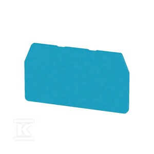 Płyta separacyjna (terminal), niebieski, Wysokość: 51.5 mm, Szerokość: 2 mm, V-0, Wemid, ZAP/TW ZDU1.5/2AN BL