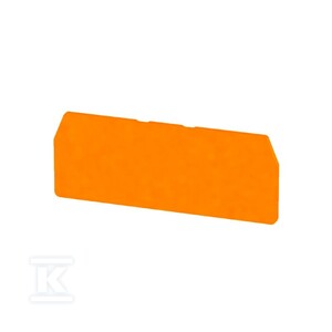 Płyta separacyjna (terminal), pomarańczowy, Wysokość: 75.5 mm, Szerokość: 2 mm, V-0, Wemid, ZAP/TW ZDU1.5/4AN OR