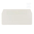 Płyta separacyjna (terminal), szary, Wysokość: 59.5 mm, Szerokość: 2 mm, V-0, Wemid, ZAP/TW 1 GR