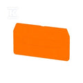Płyta separacyjna (terminal), pomarańczowy, Wysokość: 62 mm, Szerokość: 2 mm, V-0, Wemid, ZAP/TW 4 OR