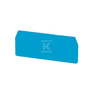 Płyta separacyjna (terminal), niebieski, Wysokość: 90 mm, Szerokość: 2 mm, V-0, Wemid, ZAP/TW6/3AN BL