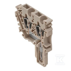 Wtyczka (terminal), złącze wtykowe, 2.5 mm2, 24 A, 500 V, liczba przyłączeń: 2, Liczba biegunów: 1, Szerokość: 10.2 mm, ZP 2.5/2AN/QV