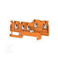 Złączka inicjatora/elementu wykonawczego, PUSH IN, pomarańczowy, 1.5 mm2, 13.5 A, 250 V, liczba przyłączeń: 5, liczba poziomów: 1, TS 35, AIO22 1.5 SI-PE OR