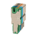 Wtyczka (terminal), PUSH IN, 4 mm2, 32 A, 800 V, liczba przyłączeń: 5, Liczba biegunów: 5, Szerokość: 30.5 mm, APG 4/5-3BG-BL-GN