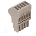 Wtyczka (terminal), złącze śrubowe, 2.5 mm2, 24 A, 500 V, liczba przyłączeń: 5, Liczba biegunów: 5, Szerokość: 26.5 mm, WP 2.5/1AN/5