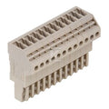 Wtyczka (terminal), złącze śrubowe, 2.5 mm2, 24 A, 500 V, liczba przyłączeń: 12, Liczba biegunów: 12, Szerokość: 62.2 mm, WP 2.5/1AN/12