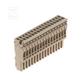 Wtyczka (terminal), złącze wtykowe, 2.5 mm2, 24 A, 500 V, liczba przyłączeń: 16, Liczba biegunów: 16, Szerokość: 81.6 mm, ZP 2.5/1AN/16