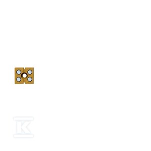 Jedno- oraz wielobiegunowe listwy zaciskowe, złącze śrubowe, Jasnożółty, 2.5 mm2, 24 A, 400 V, liczba przyłączeń: 4, liczba poziomów: 1, MK 3/2/E