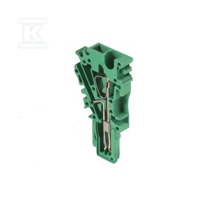 Wtyczka (terminal), złącze wtykowe, 2.5 mm2, 24 A, 500 V, liczba przyłączeń: 1, Liczba biegunów: 1, Szerokość: 5.1 mm, ZP 2.5/1AN/QV GN