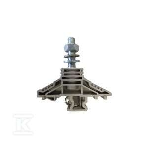Złączka kołkowa, Przyłącze sworzniowe, Ciemnobeżowy, 50 mm2, 150 A, 1000 V, liczba przyłączeń: 1, liczba poziomów: 1, TS 32, V-0, Wemid, WF 8/32