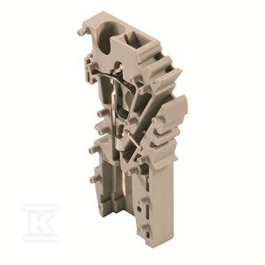 Wtyczka (terminal), złącze wtykowe, 2.5 mm2, 24 A, 500 V, liczba przyłączeń: 1, Liczba biegunów: 1, Szerokość: 5.1 mm, ZPS 2.5/1AN/QV/1
