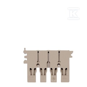 Element mocujący (terminal), Ciemnobeżowy, Wysokość: 31.5 mm, Szerokość: 5.15 mm, Wemid, 120 °C, STGH ZRV2.5