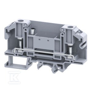Złączka kołkowa, Przyłącze sworzniowe, szary, 6 mm2, 41 A, 1000 V, liczba przyłączeń: 2, liczba poziomów: 1, TS 32, TS 35, V-2, Poliamid, SDL 4 FT