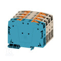 Blok zacisku przelotowego, PUSH IN, Ciemnobeżowy, 50 mm2, 150 A, 1000 V, liczba przyłączeń: 8, A2C 50/70 3FT-N