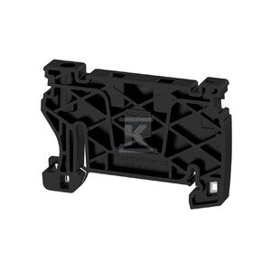 Wspornik końcowy, czarny, TS 35, V-0, Wemid, Szerokość: 6 mm, 130 °C, AEB 35 SCL/1 V0 BK