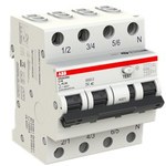 Wyłącznik różnicowo-nadprądowy, 3P+N, charakterystyka C, 32A, 6kA, 30mA, AC, bezzwłoczny DS203NC C32 AC30