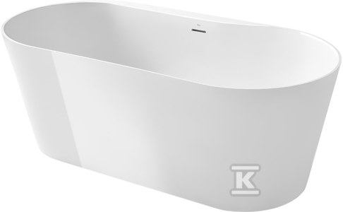 Wanna RAINA Stonex® 1590x790 wolnostojąca z syfonem, kolor biały