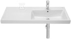 Umywalka meblowa GAP asymetryczna UNIK 100x46 cm PRAWA