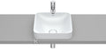 Umywalka INSPIRA SQUARE 370x370 H75 FINECERAMIC ® PERŁA