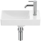 Umywalka ONA ścienna 60x36 cm CPT Fineceramic® BIAŁY POŁYSK