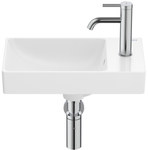 Brodzik 90x90x13 Granada Square Compact, syfon w komplecie
