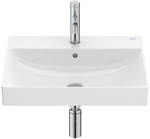 Umywalka ONA ścienna 80x46 cm Fineceramic® BIAŁY POŁYSK