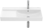 Umywalka ONA ścienna 100x46 cm Fineceramic® BIAŁY POŁYSK